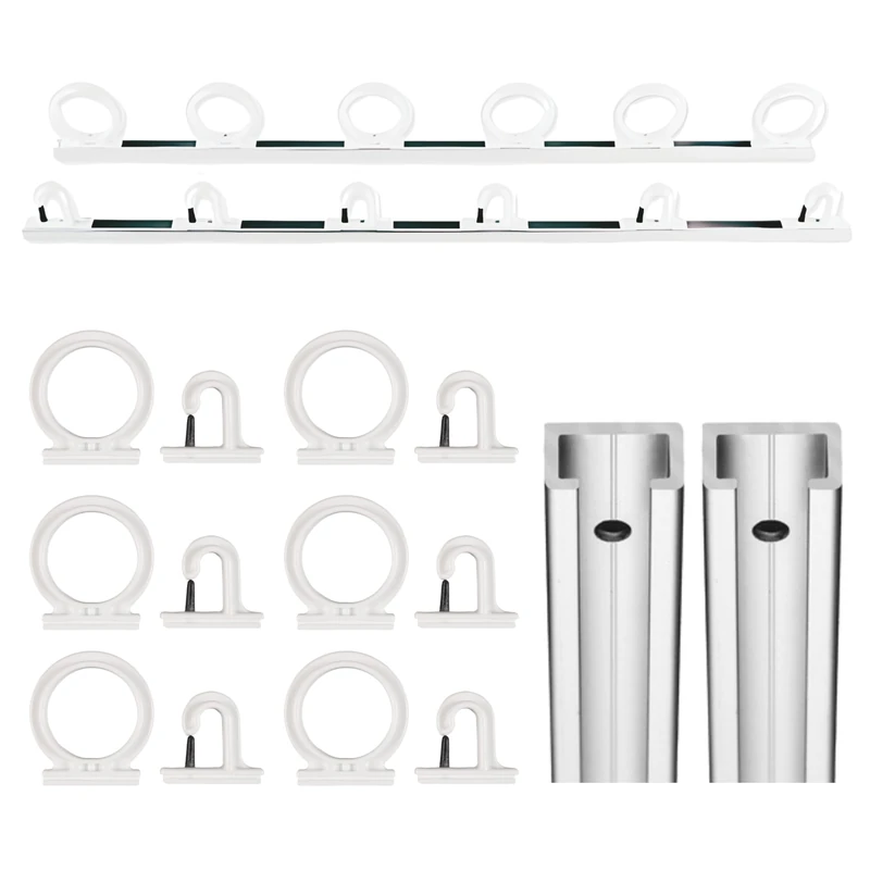 DU-BRO Fishing 1080 Trac-A-Rod Storage System, 2-Feet, Silver/White