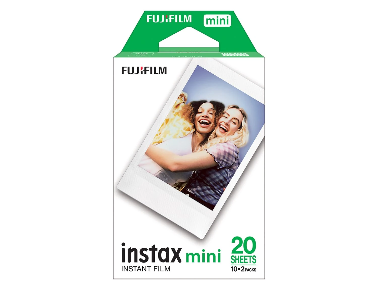INSTAX mini instant film White Border, 20 shot Pack, suitable for all mini cameras and printers