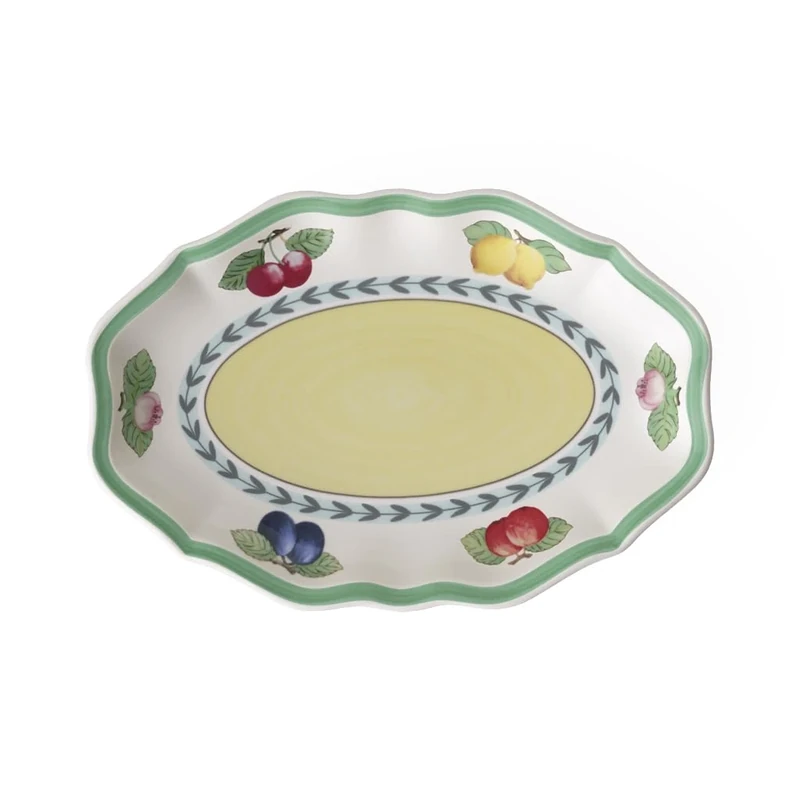 Villeroy & Boch French Garden Fleurence Side Dish, Premium Porcelain, White/Multicoloured