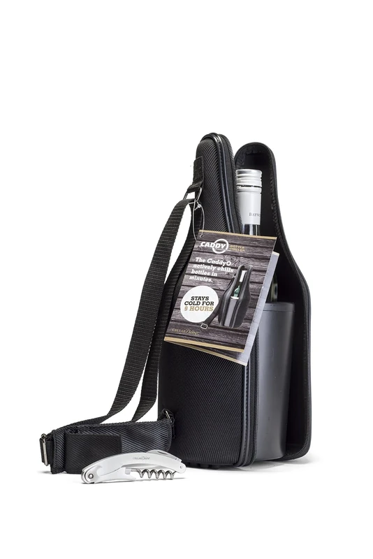CellarDine By Dexam Wine Cooler, Neoprene, Black, one Size