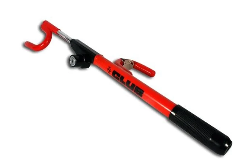 Winner International 1000 The Original Club Steering Wheel Lock, Red, No Size