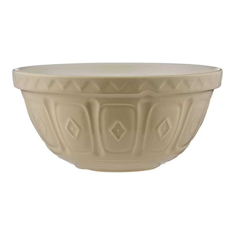 Mason Cash Cane Mixing Bowl Size 6 | Iconic 33cm Earthenware Bowl | 6 Litre Capacity | Dishwasher Safe | Classic British Design
