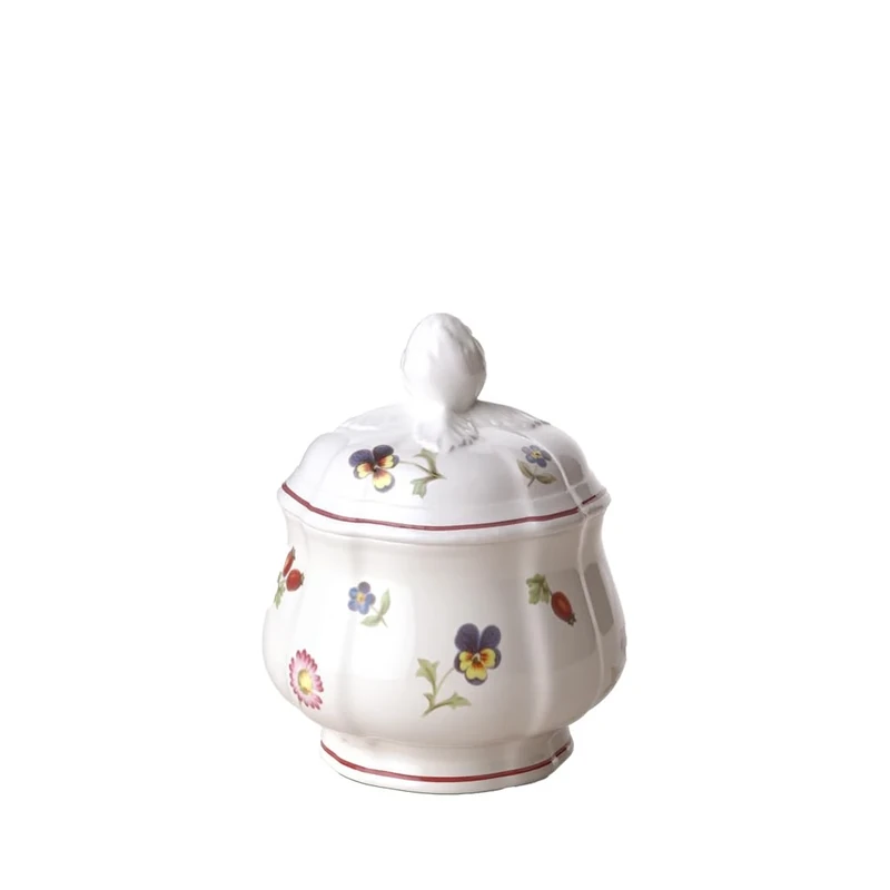 Villeroy & Boch Petite Fleur 0.20 Litre Covered Sugar, 6 Persons