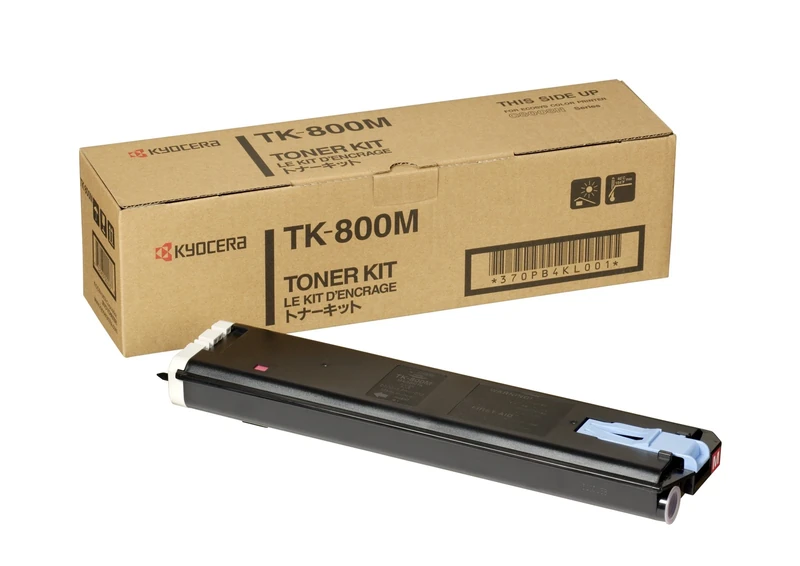 Kyocera TK-800 M Toner Magenta, Original Premium Printer Cartridge 370PB4KL for FS-C8008N