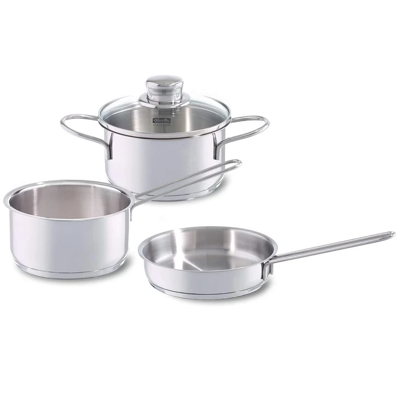Fissler Happchen 3-Piece Saucepan Set for Induction Cooking