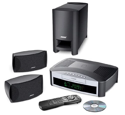 Bose 3-2-1 Series II DVD Home Entertainment System - Black or Silver - Modern - 3 Speakers - Surround Sound - 5.1 - 80W