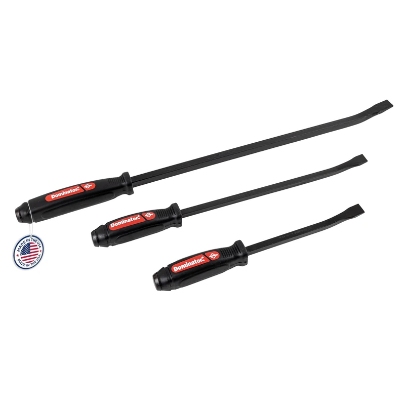Mayhew 61355 3pc Pry Bar Set Dominator, Black - Image 1