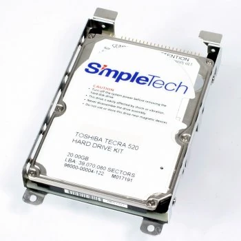 SimpleTech STT520HD/60 60GB Internal Notebook Drive Hard Disk Drive (Caddy Drive Upgrade for Toshiba)