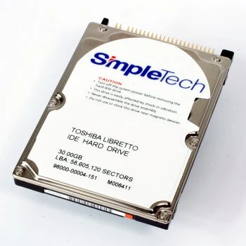 SimpleTech STT-LIBHD/60 60GB Internal Notebook Drive Hard Disk Drive (Caddy Drive Upgrade for Toshiba)