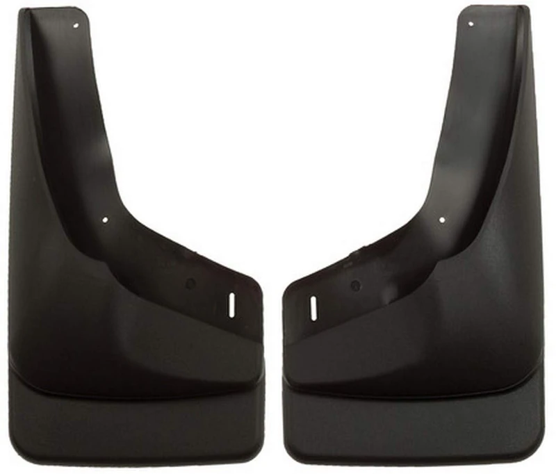 Husky Liners 56211 Fits 1500, 1999-07 Chevrolet Silverado/GMC Sierra 2500/3500-with OEM Fender Flares, Black, Custom Front Mud Guards