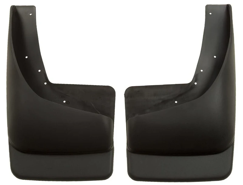 Husky Liners 57211 Fits 1999-07 Silverado/Sierra 1500, 1999-07 Chevrolet Silverado/GMC Sierra 2500/3500 - with OEM Fender Flares Custom Rear Mud Guards, Black