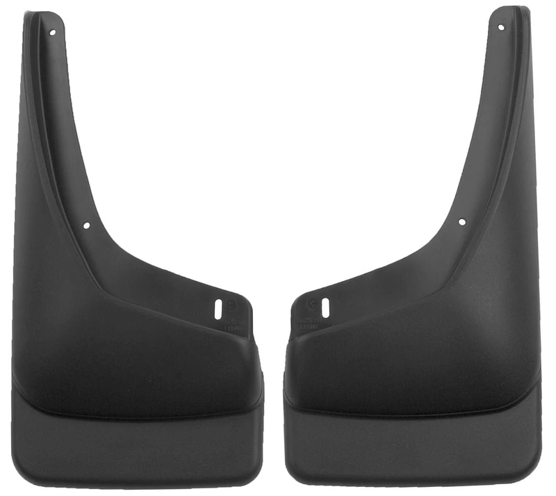 Husky Liners 56251 Fits 1500, 1999-07 Chevrolet Silverado/GMC Sierra 2500/3500-without OEM Fender Flares or Cladding, Black, Custom Front Mud Guards