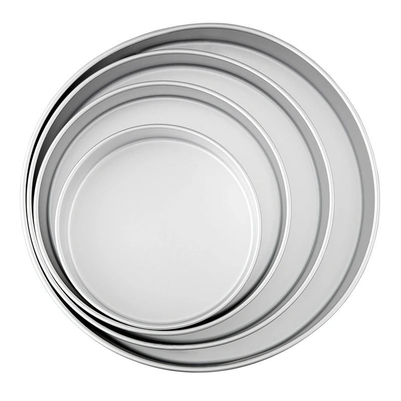Wilton Large Round Cake Tin Set, Performance Tins, 4-Piece