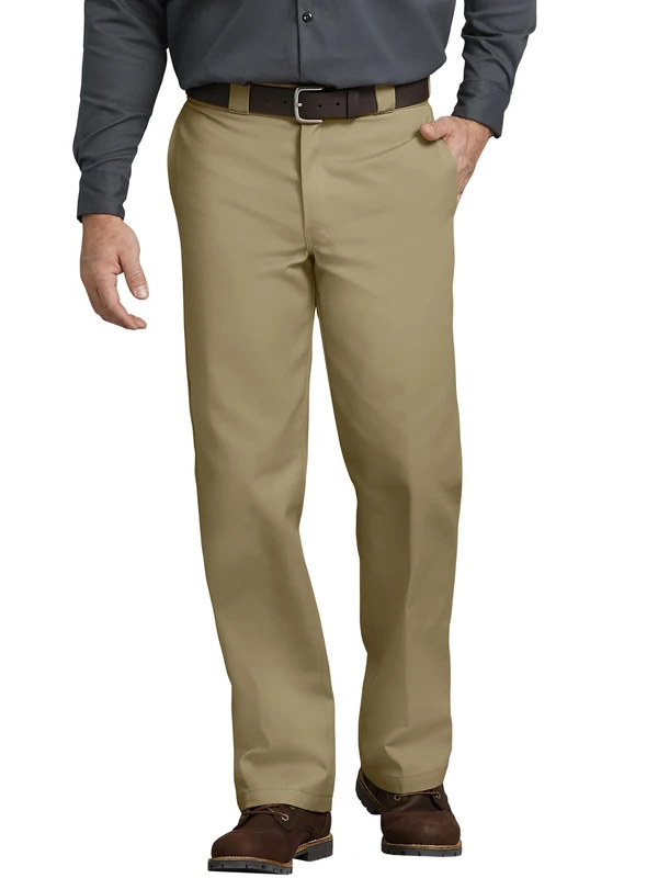 Dickies Men's Original 874 Work Utility Pants, Khaki, 31W / 32L