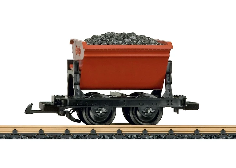 LGB - 42430 Kipplore - Model Railway - Garden Railway Trolley - Robust Construction - Gauge G - Scale 1:22.5 - Suitable for Outdoor Use - Detailed - For Collectors and Model Railway Enthusiasts