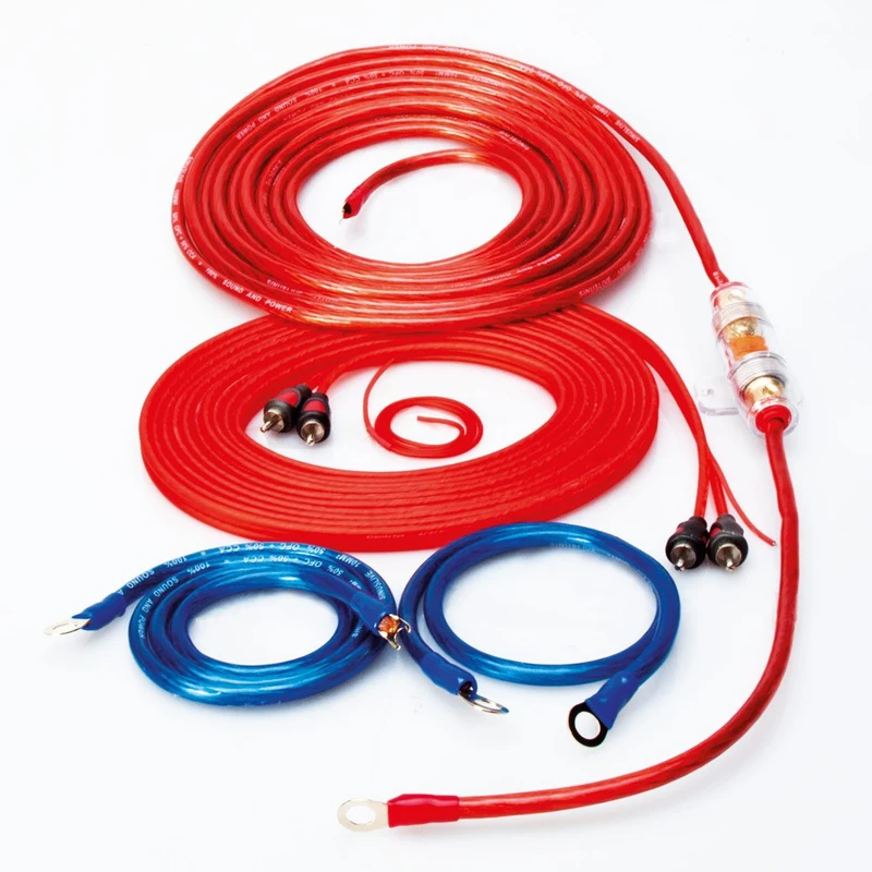 Sinuslive KS-10 5 m Car HiFi Battery Cable Set 10 mm²