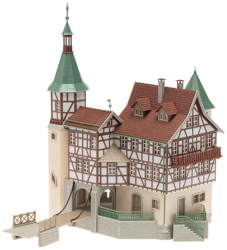 FALLER 130385 Falkeneck Hunter's Lodge HO Scale Building Kit