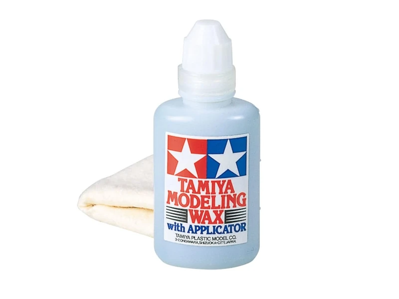 Tamiya 87036-000 Polishing Wax with Cloth - Model Kit Finish