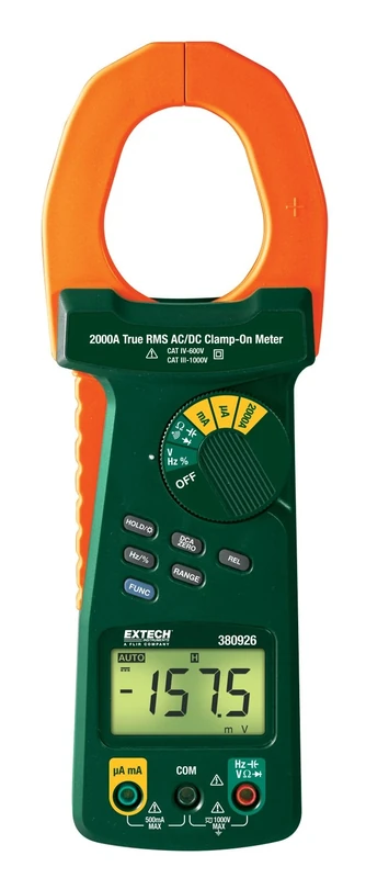 Extech Instruments 380926 2000 A True RMS AC/DC Clamp Meter
