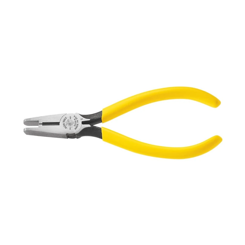 Klein Tools D234-6C IDC Connector Crimping Pliers with Induction Hardened Knives, Hot-Riveted Joint and Curved Handles
