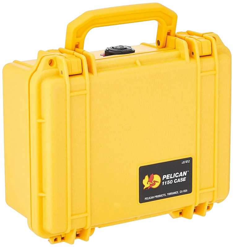 Pelican 1150 Camera Case With Foam (Yellow)