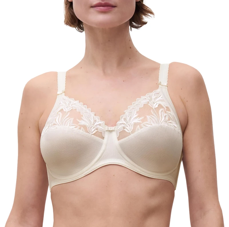 Chantelle Women's, Amazone, Very Covering Underwired Bra, Women's Lingerie, Off-White (Elfenbein 35), 34E