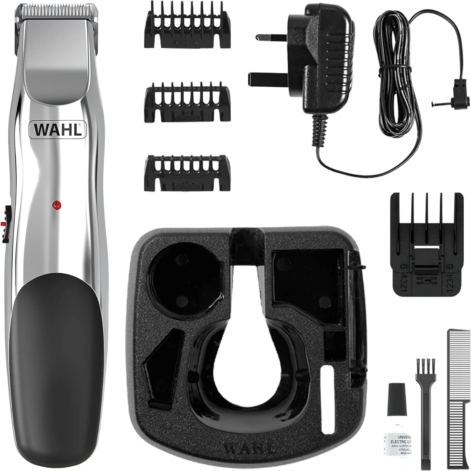 Wahl Groomsman Rechargeable Beard Trimmer, Gifts for Him, Beard Trimmers for Men, Stubble Trimmer, Male Grooming Set, Cordless Beard Trimmer, Beard Care Kit