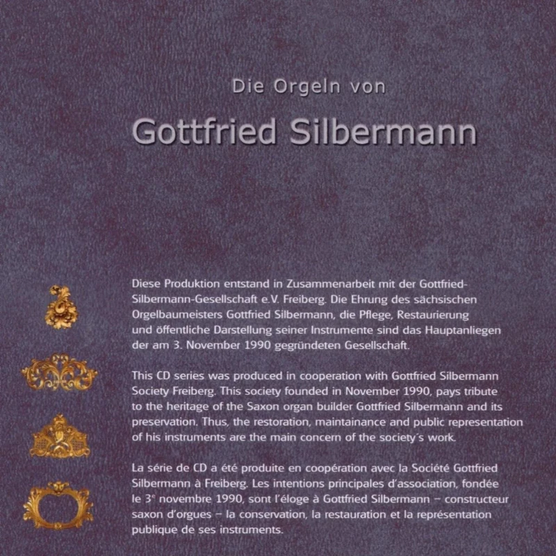Die Orgeln von Gottfried Silbermann Vol 5-8