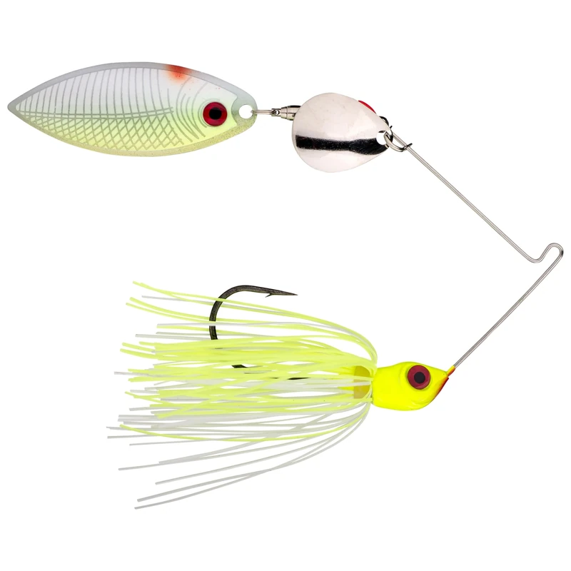 Strike King Redeye Special Spinnerbait (Chartreuse/White, 0.375-Ounce)