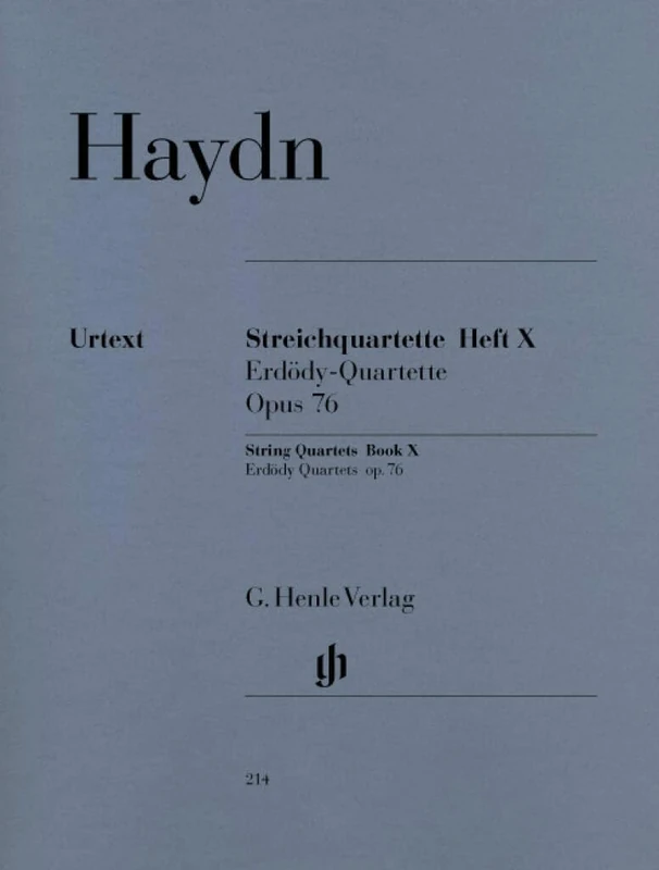 String Quartets op. 76/1-6 Vol. 10string quartet: Instrumentation: String Quartets