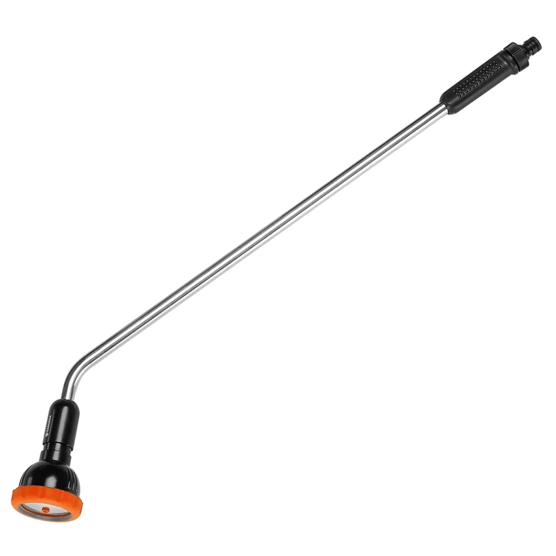 Gardena Professional system spray wand: rod garden spray for a higher water flow, adjustable water jet, length 92 cm (2849-20), Black/Silver/Orange