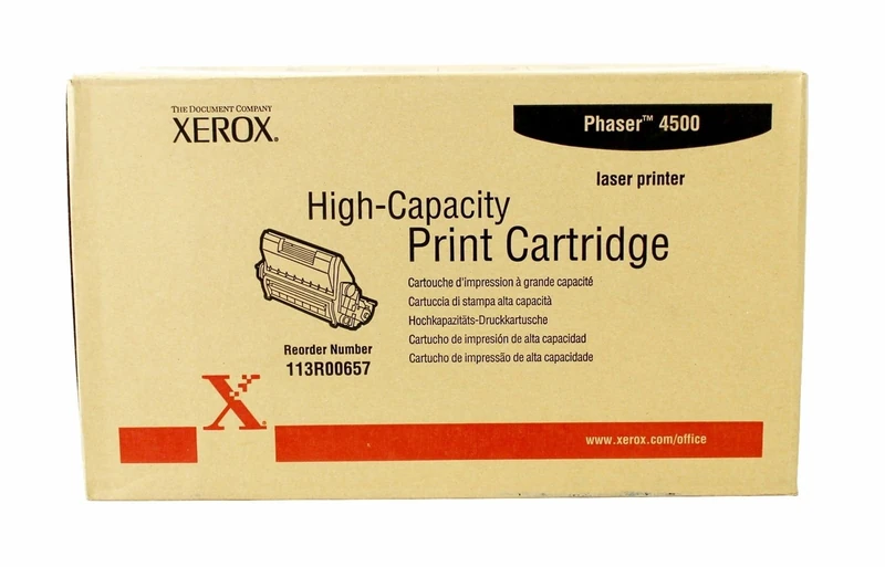 Xerox Phaser 4500 Black High Capacity Toner Cartridge (18,000 Pages) - 113R00657