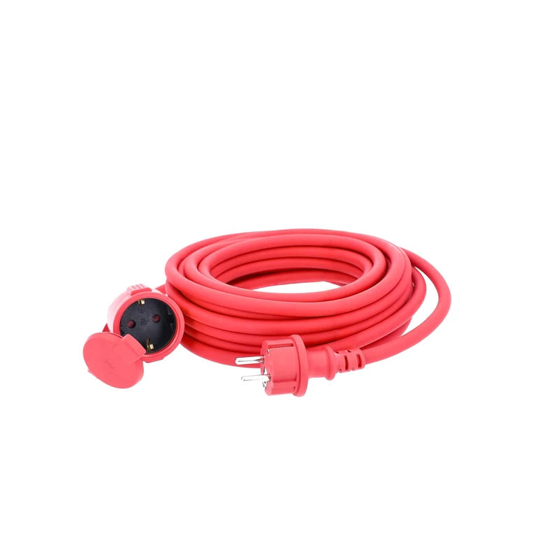 as-Schwabe 60272 Rubber Extension Cable 5 Metres H07RN-F 3G1.5 IP44 Industrial Quality, Construction Site, 60374