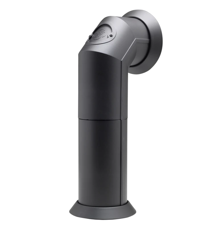 Dimplex Stove Pipe, Matt Black Plastic Flue Pipe Accessory for Electric Stoves and Freestanding Fires, Angled With 2 Size Options