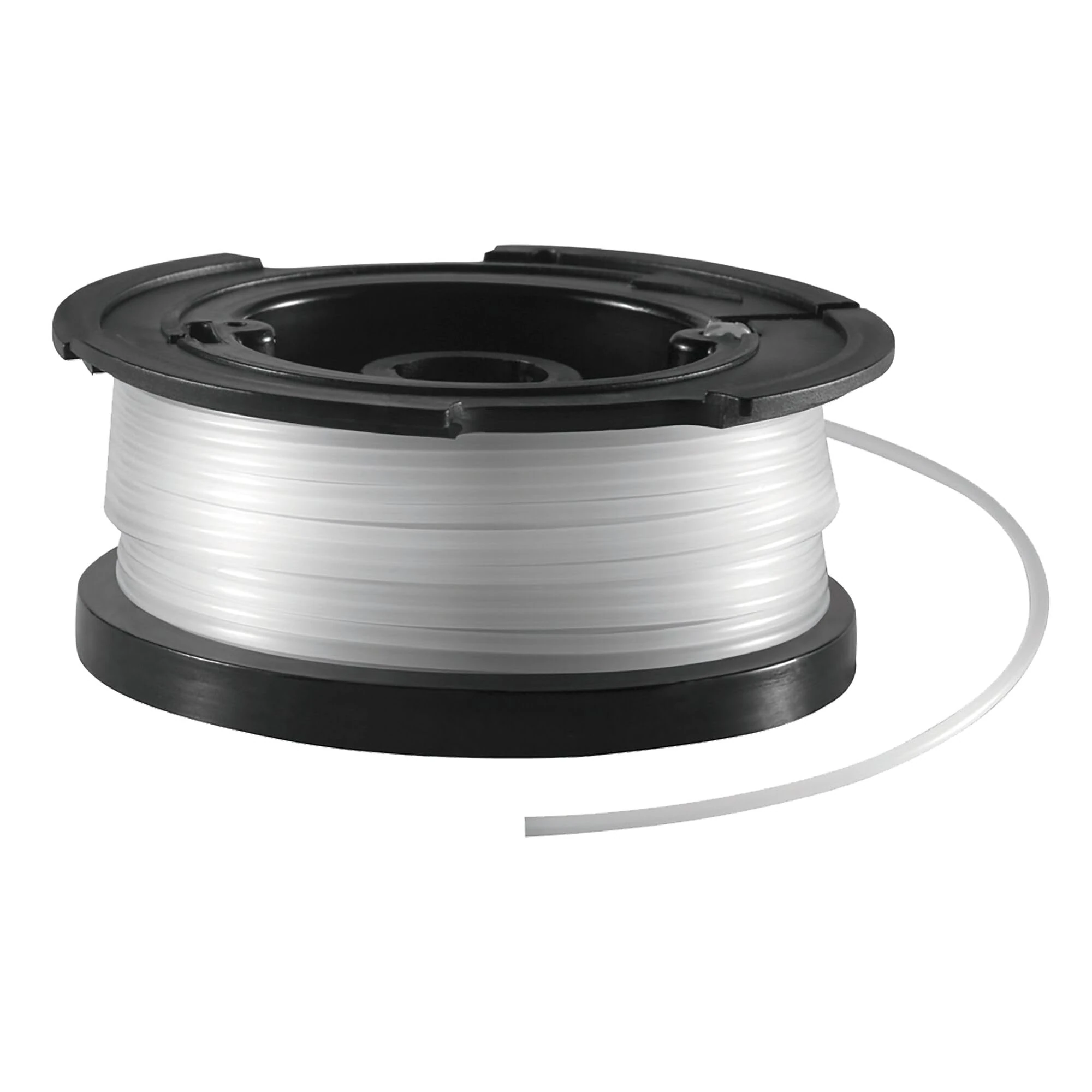 BLACK+DECKER Spool and Line 10 m for Reflex Strimmer Nylon Wire 1.6 mm Diameter Transparent and Resistant A6481-XJ