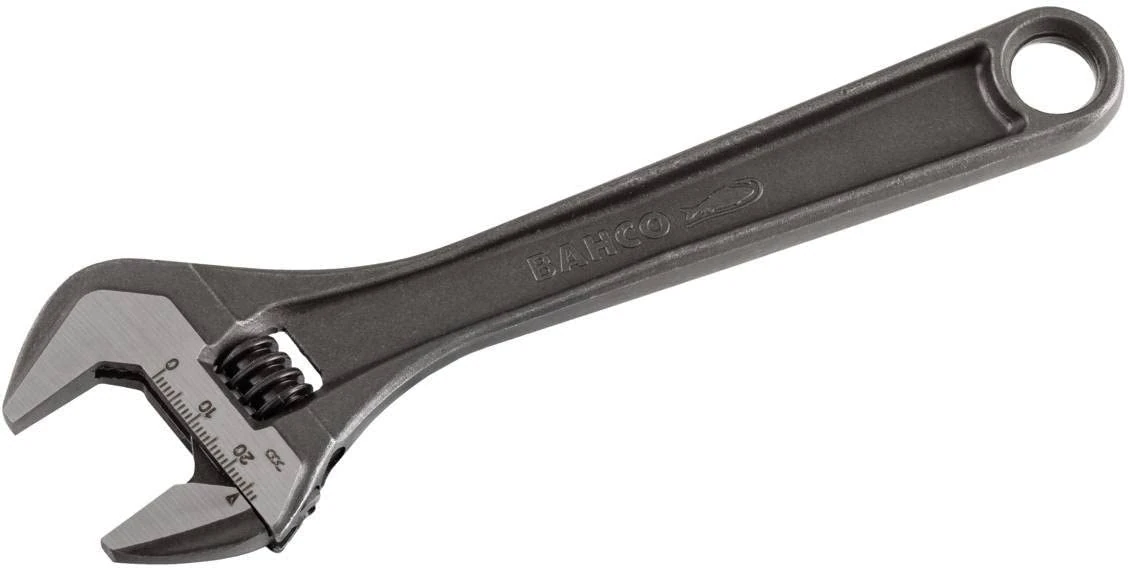 Bahco 8070 Black Adjustable Wrench, 150mm Length, 6IN