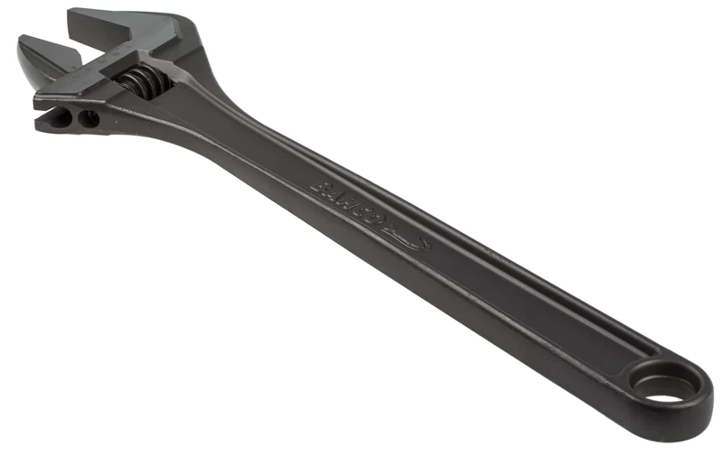 Bahco 8075 Black Adjustable Wrench, 450mm Length