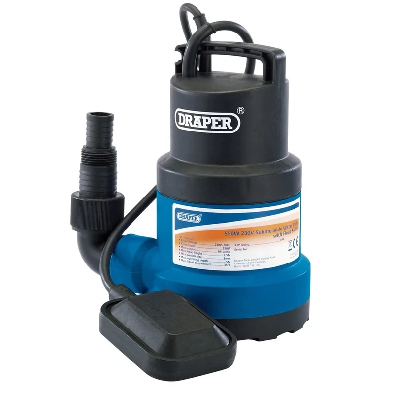 Draper 61584 Subersible Water Pump with Float