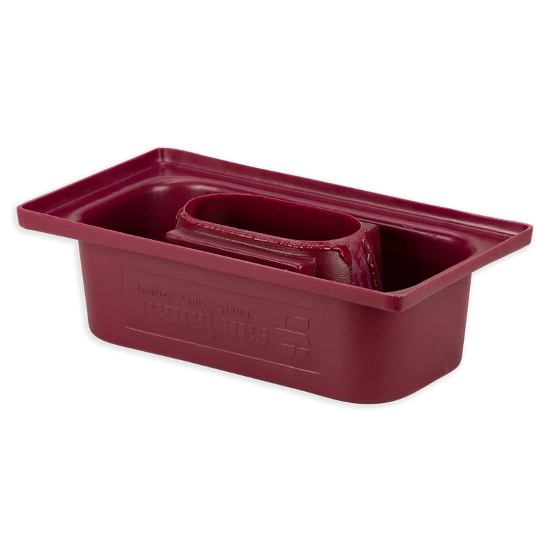 San Jamar KA1951 Katchall Rugged Flatware Retriever Depth, Red, For Slim Jim Trash Container