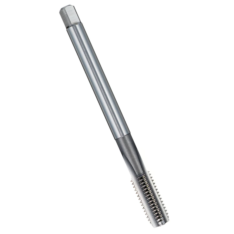 Dormer E600M8NO3 Series E600 HSS-E-PM Straight Flute Long Machine Tap, Bright Finish, M8 x 1.25mm x 97mm, No.3