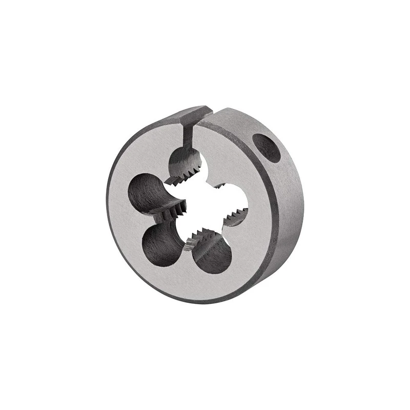 Dormer F300M7X1 Series F300 HSS Adjustable Split Hand Die, Bright Finish, M7 x 1.00mm x 3/8"