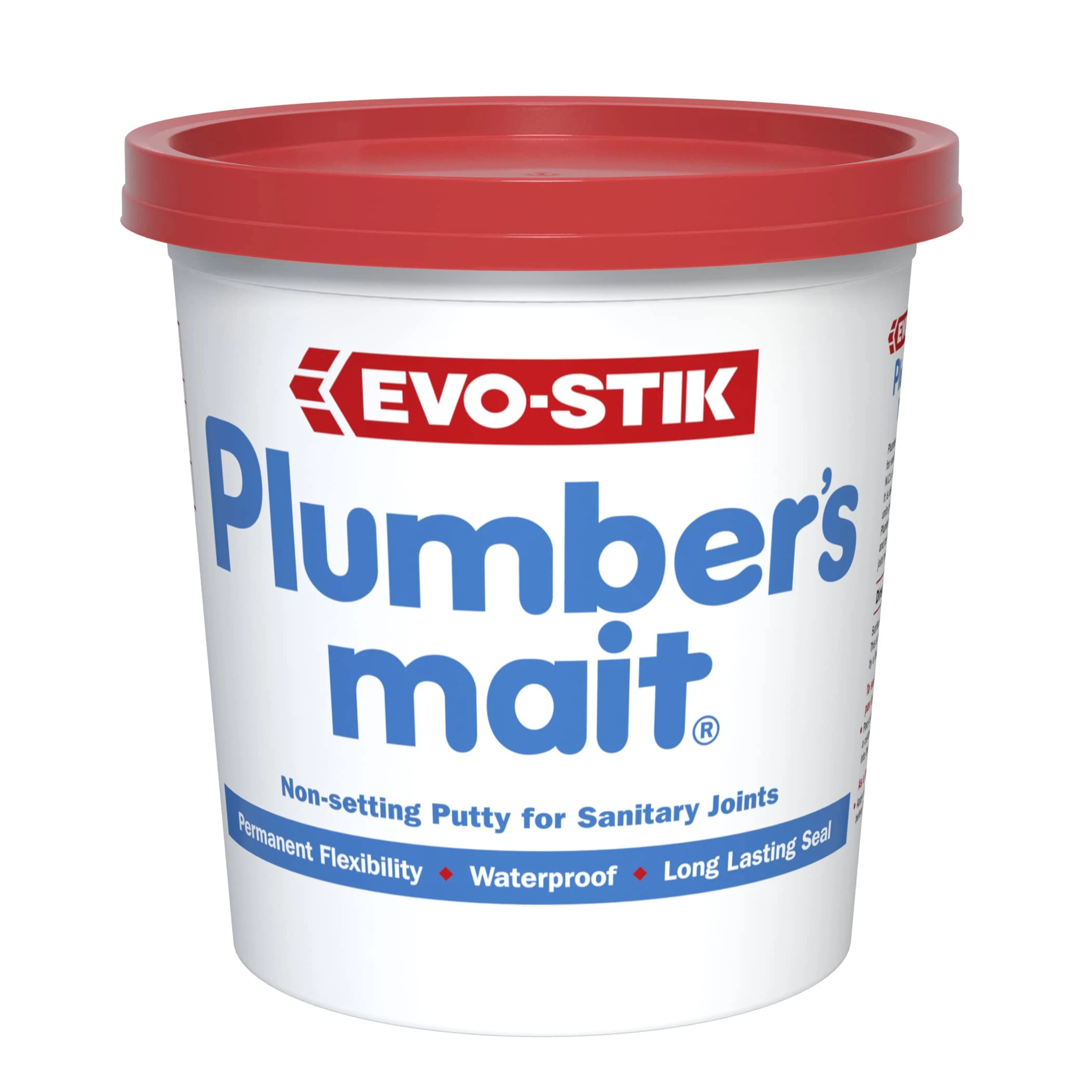 EVO-STIK Plumber's Mait 1.5kg - Non-Setting Putty for Sanitary Joints, Waterproof