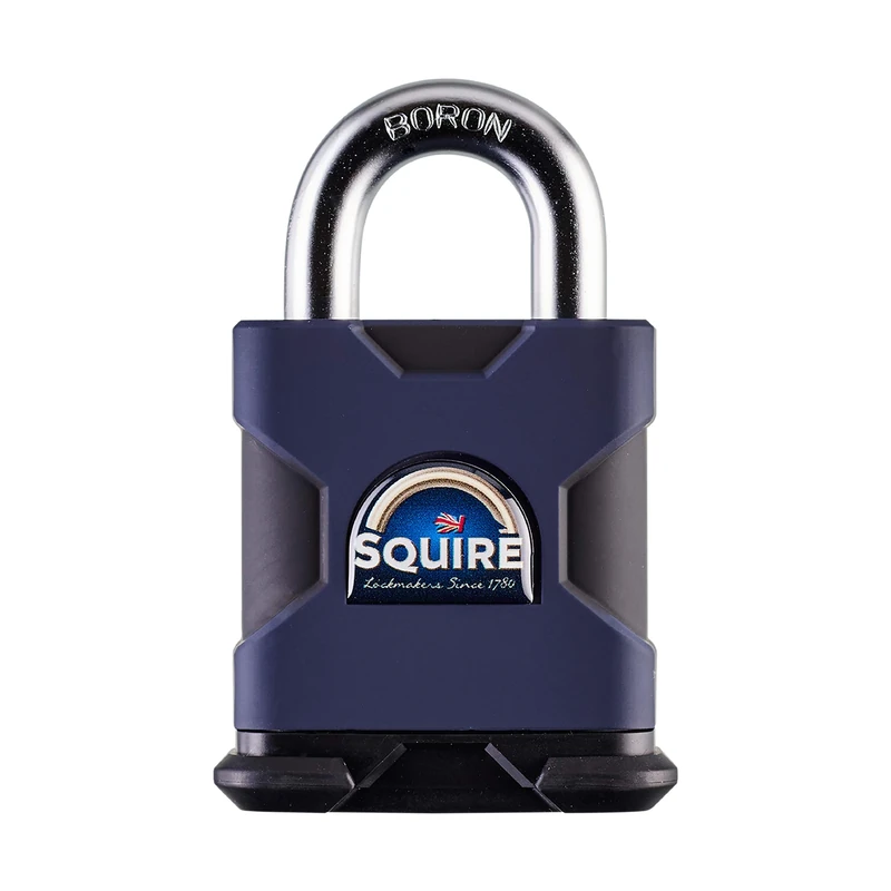 Squire SS50SHenry Stronghold 6 Pin S Cylinder Open Shackle Steel Padlock, 50 mm (Length)