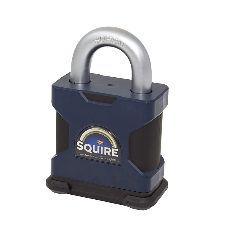 Squire SS65S Henry Stronghold 6 Pin S Cylinder Open Shackle Steel Padlock, 65 mm (Length)