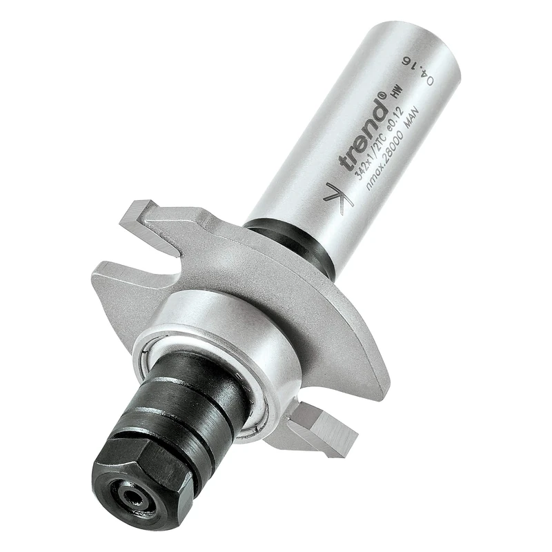 Trend Professional Bearing Guided Ovolo Router Cutter, 12.7mm Radius, 1/2 Inch Shank, Alternative Bearing, Tungsten Carbide Tipped, 46/150X1/2TC