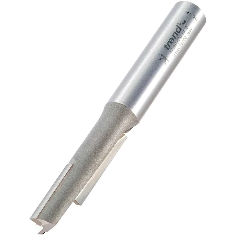 Trend Professional Mortise Cutter, 12.7mm Diameter, 1/2 Inch Shank, 50mm Cut Length, Tungsten Carbide Tipped, 5/52X1/2TC