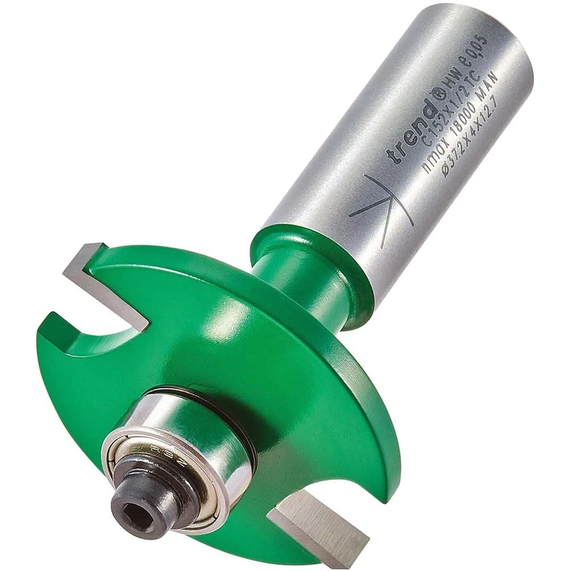 Trend CraftPro Biscuit Jointer Router Cutter Bit, 1/2 Inch Shank, For Biscuit Sizes 0, 10, 20, Tungsten Carbide Tipped, C152X1/2TC - Image 1