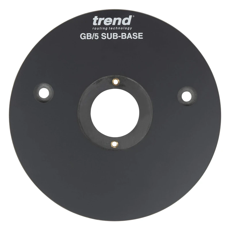 Trend Sub Base System with 2 Line Up Pins and Bush, Compatible with Multiple Routers for Routing Accuracy, GB/5