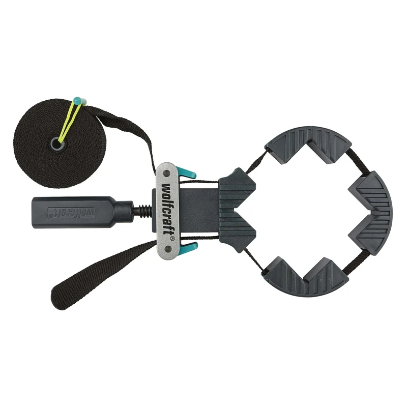 wolfcraft frame belt clamp I 3416000 I The ideal clamping aid for gluing picture frames, furniture, shelves and other workpieces