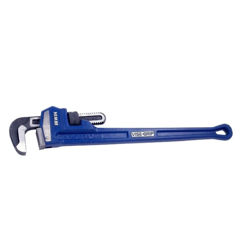 IRWIN Vise-Grip Pipe Wrench, Cast Iron, SAE, 3-Inch Jaw, 24-Inch Length (274104), Blue